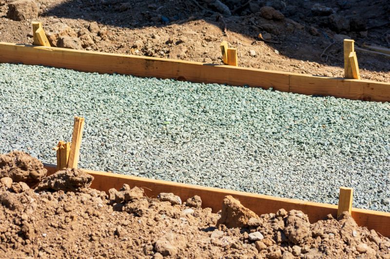 Gravel And Tar Paving